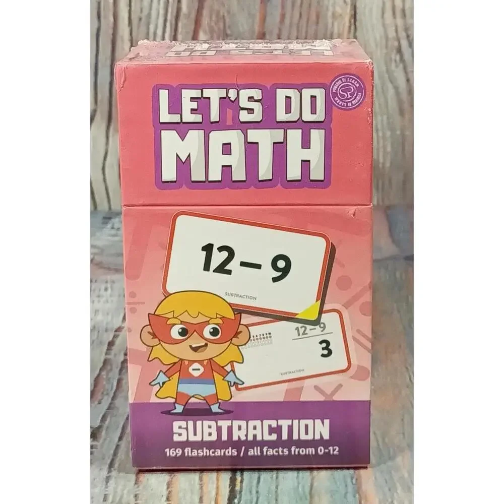 Let's Do Math Subtraction Flashcards - 169 Cards‎ for Early Learning